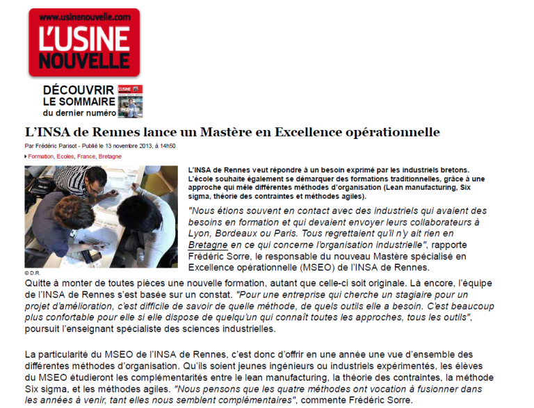 Image article INSA Rennes